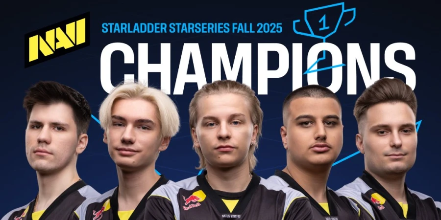 NAVI выиграли StarSeries Fall 2025, обыграв NIP в финале