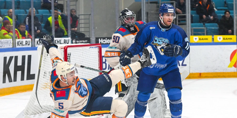 «Барыс» — «Шанхай Дрэгонс»: видеообзор матча КХЛ