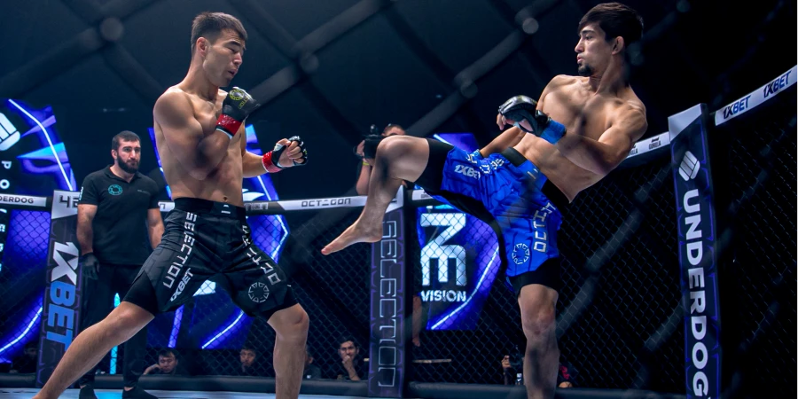 Доминантной победой завершился бой представителей Казахстана и Узбекистана