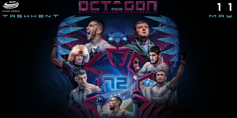 Прямая трансляция OCTAGON 72 с чемпионской сшибкой легковесов, возвращением «Кокандского льва» и казахского «Аватара»