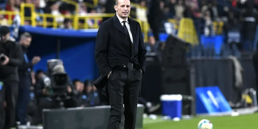 Аллегри не сдержал эмоций во время матча с Наполи