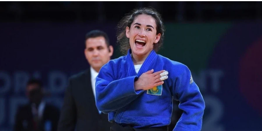 Қазақстандық дзюдошы жеңісінен кейін мәлімдеме жасады