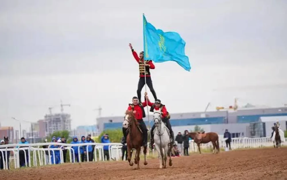 Тулыбеков завоевал золото Игр кочевников в жамбы ату