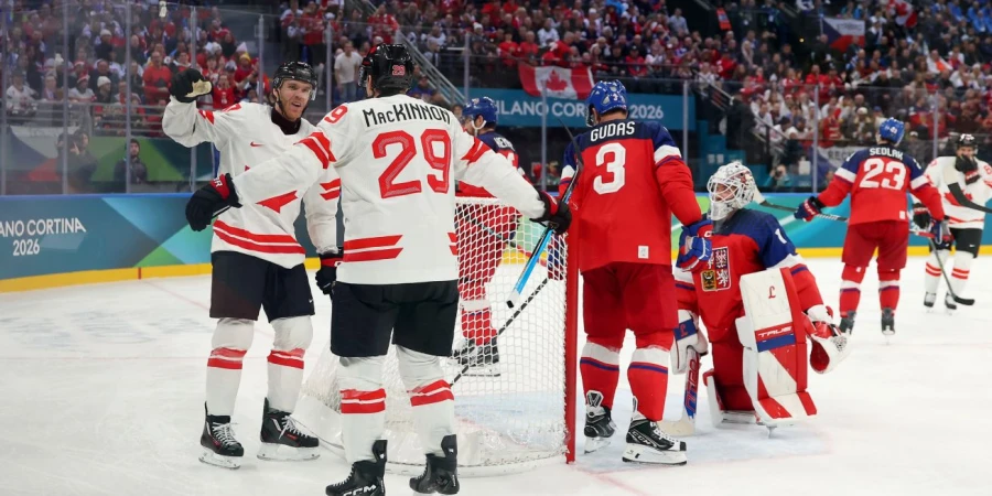 Сухим разгромом закончился матч Чехия – Канада на Олимпиаде-2026
