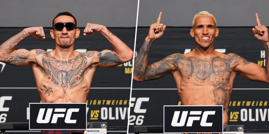 Перед боем за звание «Самого опасного ублюдка UFC» состоялось взвешивание