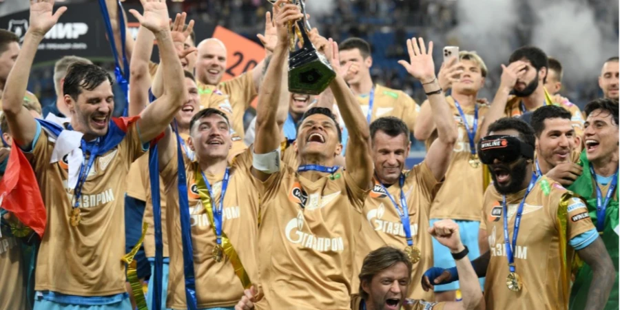 Видео из раздевалки «Зенита» после завоевания чемпионства РПЛ