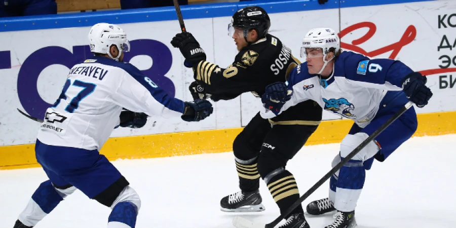 «Адмирал» разгромил «Барыс» в матче КХЛ
