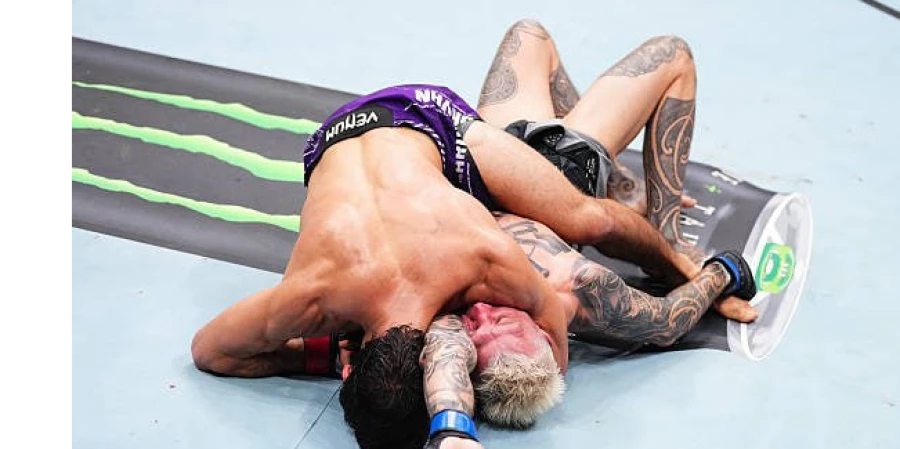 Видео полного боя с ярким финишем Армана Царукяна в UFC