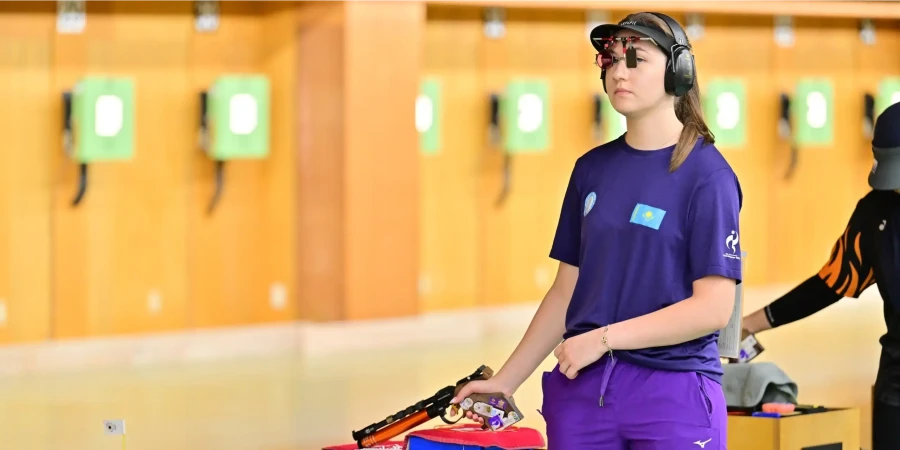 Казахстанская спортсменка вышла в финал Азиатских игр-2026 в пулевой стрельбе