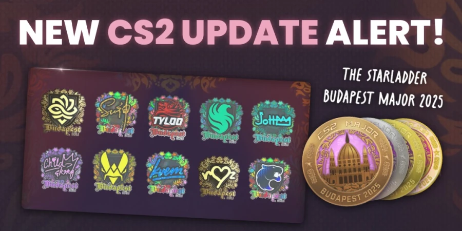 В Counter-Strike 2 появились стикеры и пропуск зрителя для StarLadder Budapest Major