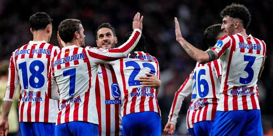 «Атлетико» разгромил «Барселону» в полуфинальном матче Кубка Испании