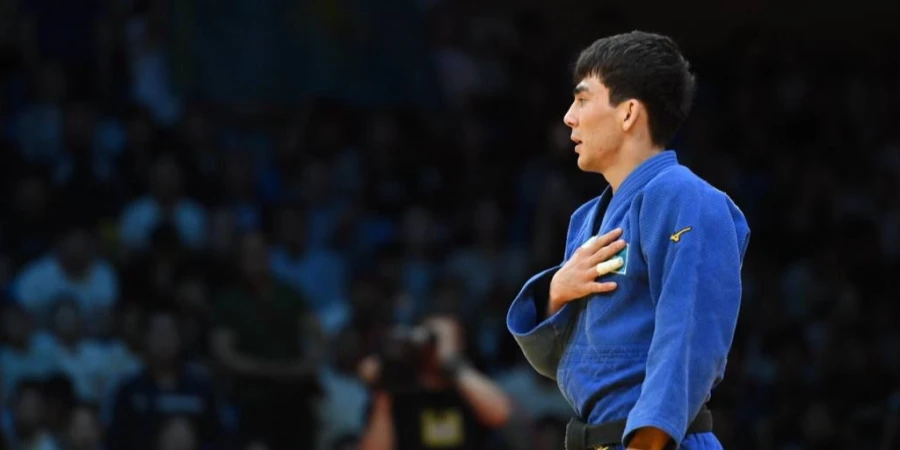 Казахстанский дзюдоист удостоился драг-металла на Гранд Слэме в Париже