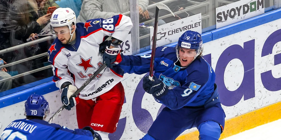 Форвард «Барыса» прокомментировал победный матч с ЦСКА