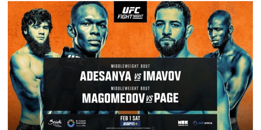 UFC Fight Night 250: Адесанья – Имавов, Шара Буллет – Пейдж. Прямая трансляция, где смотреть онлайн