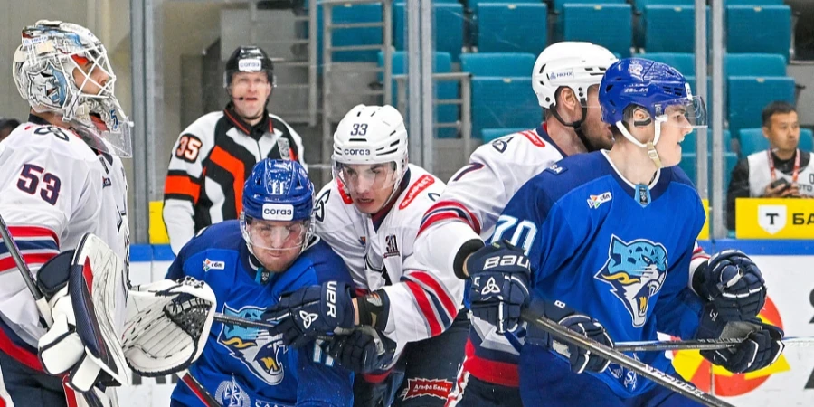 «Барыс» — «Нефтехимик» матчына бейнешолу