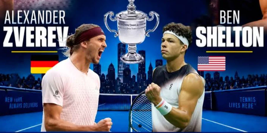 Александр Зверев — Бен Шелтон: прямая трансляция финала US Open-2026