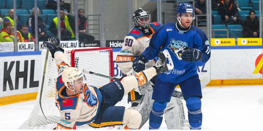 «Барыс» - «Шанхай айдаһарлары» матчына бейнешолу