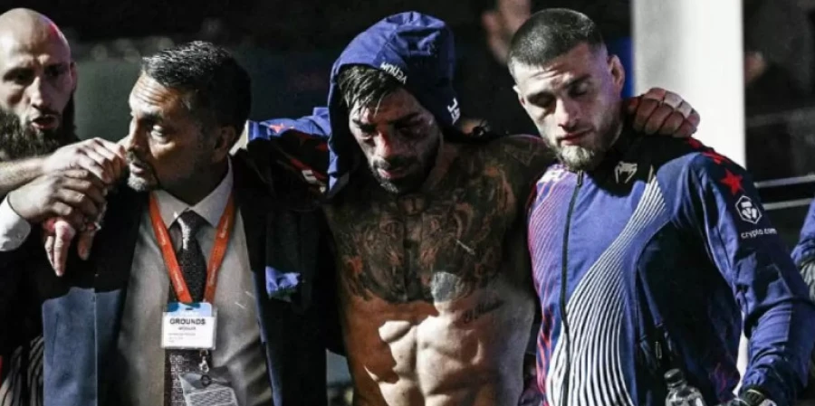 Илия Топурия чемпиондық айқастан кейін ауруханаға жеткізілді