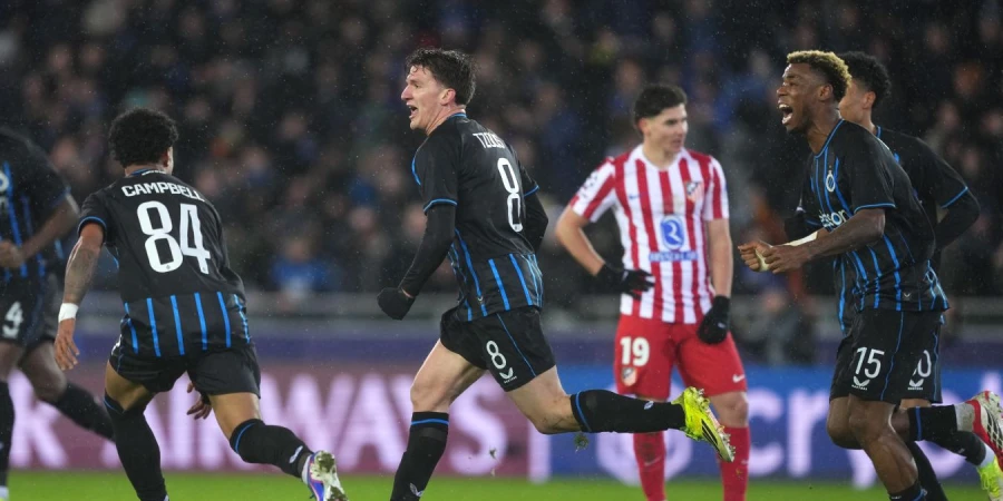 «Брюгге» — «Атлетико»: видеообзор матча с шестью голами в Лиге чемпионов