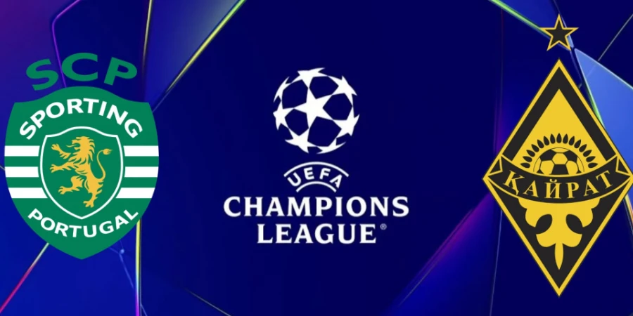 Прямая трансляция матча «Спортинг» — «Кайрат» в Лиге чемпионов