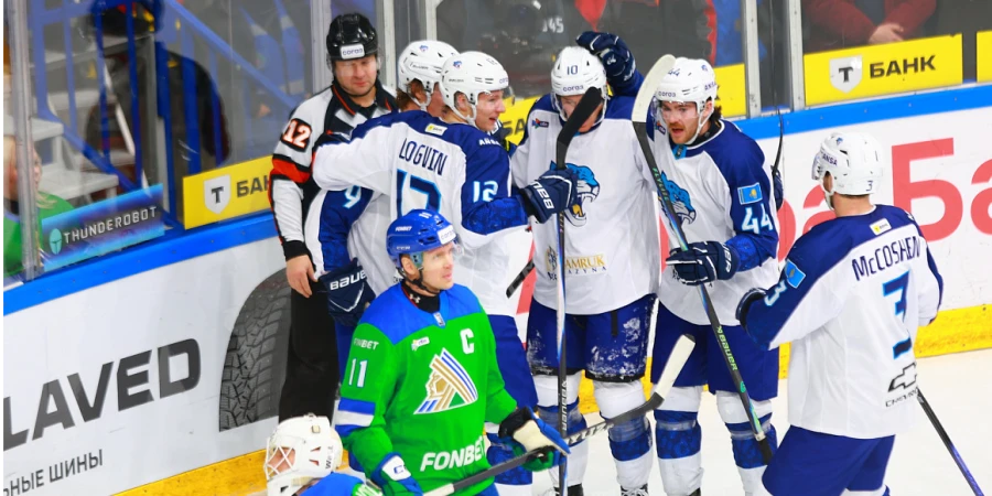 Голевой перестрелкой завершился матч «Барыса» в КХЛ