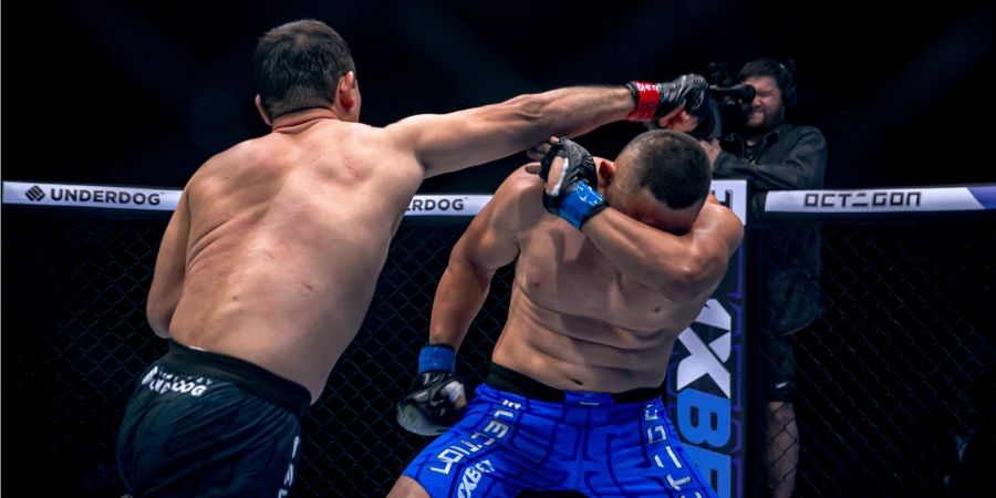 Бой в среднем весе завершился досрочно в OCTAGON