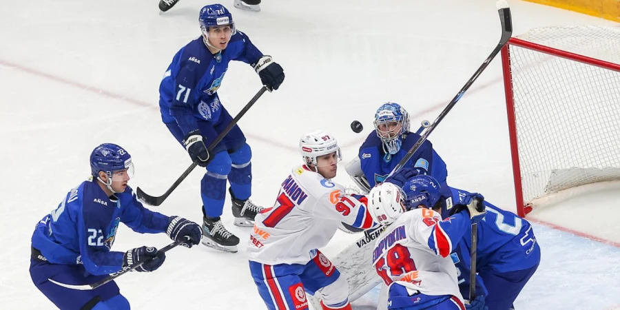 Страшным разгромом завершился матч «Барыса» в КХЛ