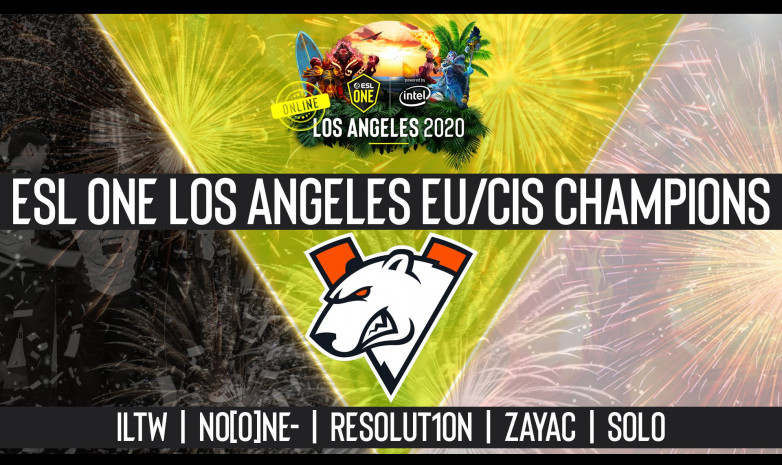 «Virtus.pro» стали чемпионами ESL One Los Angeles 2020: Online Championship