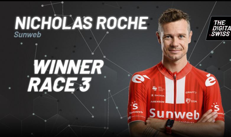 Николас Роуч выиграл третий этап виртуального «Тура Швейцарии»