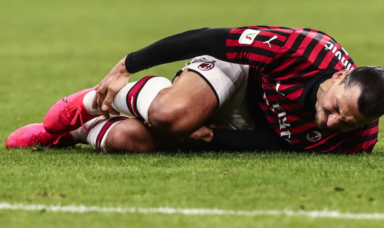 Ибрагимович получил тяжелую травму на тренировке «Милана»