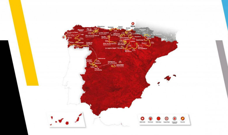 Обнародованы новые маршруты 15-го и 16-го этапов «Вуэльты-2020», перенесенных из Португалии