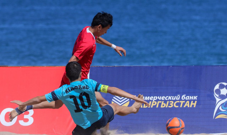 Сегодня пройдет финальная игра Кубка Кыргызстана по пляжному футболу