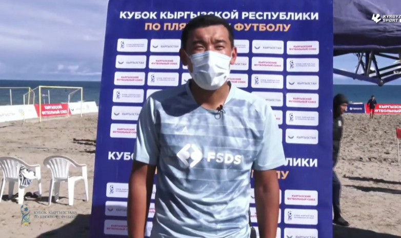 Кубок КР по пляжному футболу: Саламат Кадырбаев – лучший игрок матча «Баткен» - «Тосор»