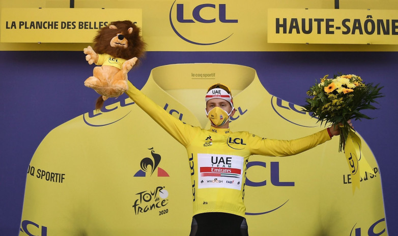 Тадей Погачар стал чемпионом «Тур де Франс-2020». Мигель Анхель Лопес финишировал 45-м на 20-м этапе и вылетел из тройки лидеров 