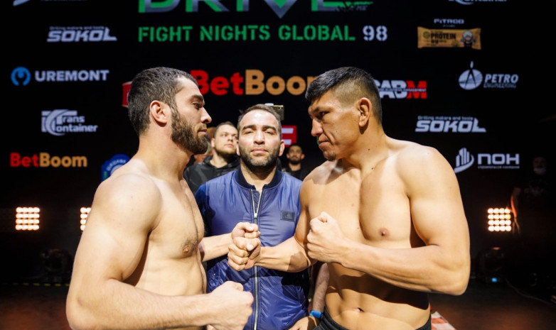 Видео победного боя Куата Хамитова на турнире Fight Nights Global 98