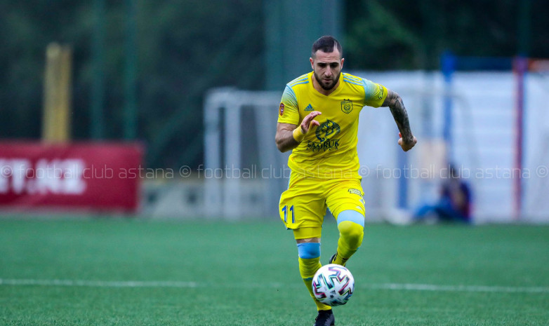 Футболист «Астаны» Тигран Барсегян забил гол за сборную Армении в Лиге Наций 