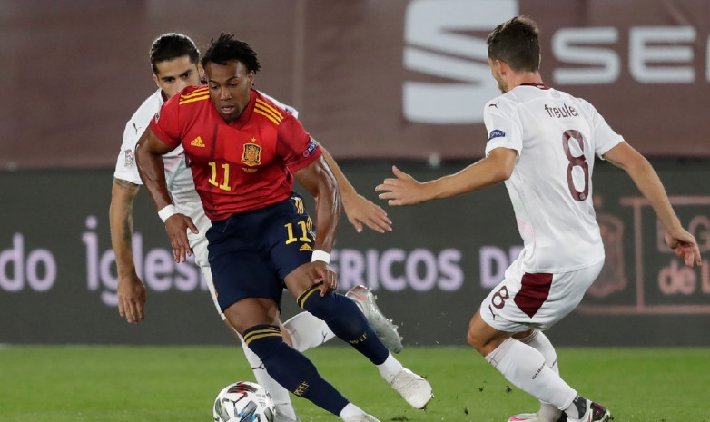 Испания обыграла Швейцарию в матче Лиги наций