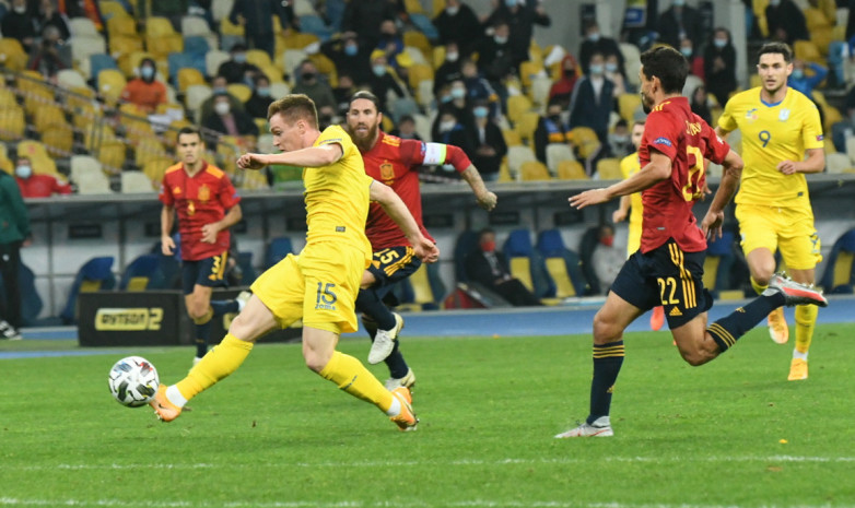 ВИДЕО. Украина обыграла Испанию, Германия сыграла вничью со Швейцарией и другие матчи Лиги наций