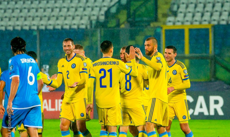 Сборная Казахстана по футболу ухудшила позиции в рейтинге ФИФА