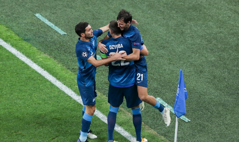 «Зенит» упустил победу в матче Лиги чемпионов с «Лацио»