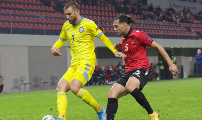 Сборная Казахстана проиграла Албании в гостевом матче Лиги наций