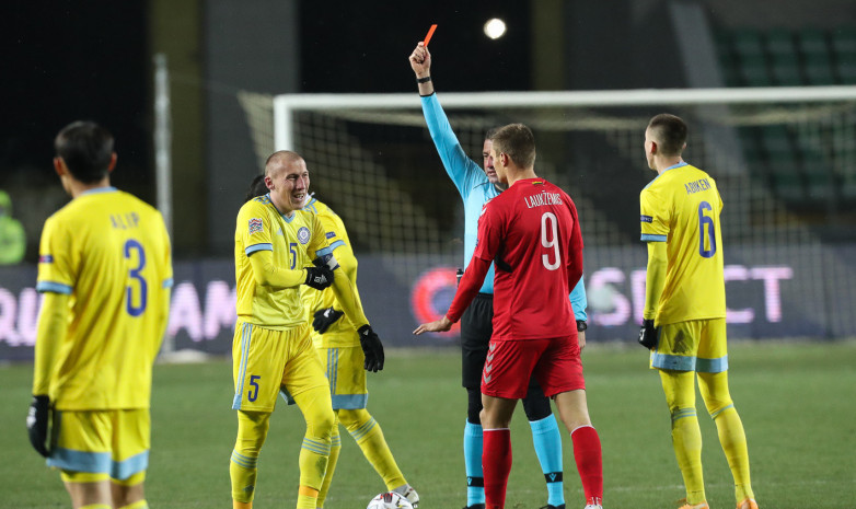 Фоторепортаж с матча Казахстан – Литва в Лиге наций