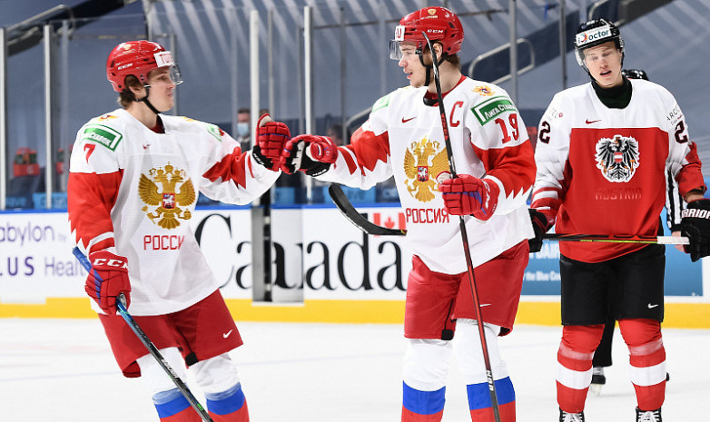 Сборная России разгромила Австрию на МЧМ по хоккею 