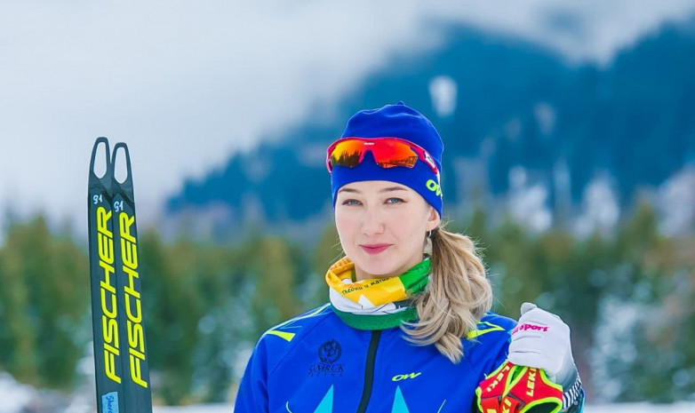 Ангелина Шурыга обладательница Кубка Казахстана по лыжным гонкам в индивидуальной гонке свободным ходом
