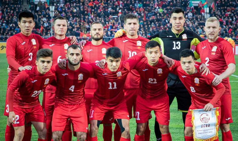 Сборная Кыргызстана завершила год на 96 месте в рейтинге ФИФА