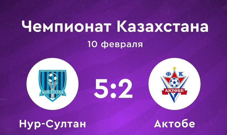 «Нур-Султан» одолел «Актобе» в матче 30-го тура чемпионата Казахстана  