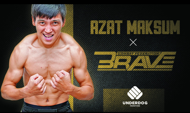 Казахстанский боец Азат Максум блестяще дебютировал в промоушене BRAVE CF