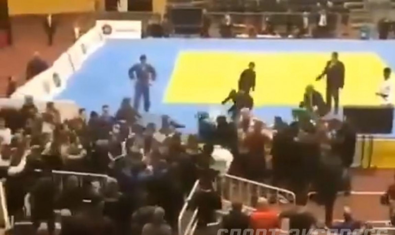 Турнир по дзюдо в Дагестане закончился массовой дракой (+Видео)