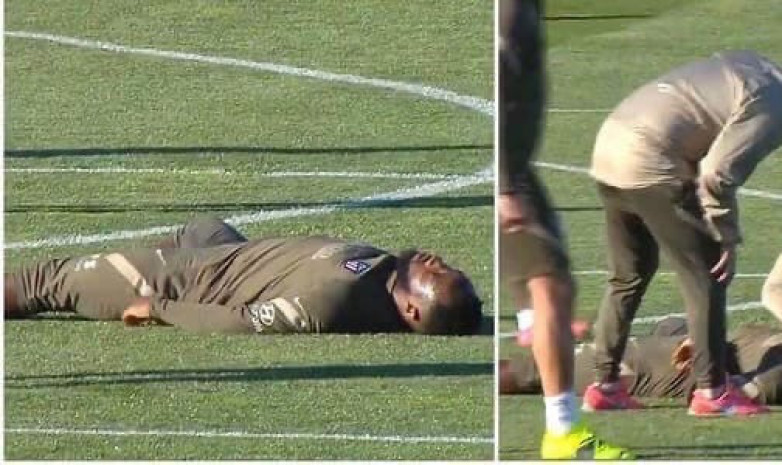 «Атлетико» футболшысы жаттығу кезінде есінен танып қалды