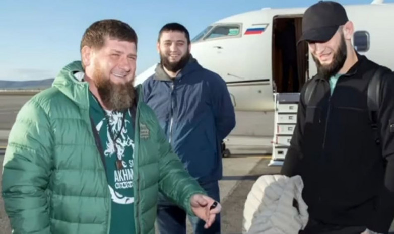 Видео. Рамзан Кадыров файтер Хамзат Чимаевты күтіп алды